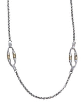 Load image into Gallery viewer, Konstantino Sterling Silver and 18K Gold Necklace KOKJ282-130-20 2U MSRP $945