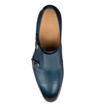 Load image into Gallery viewer, Bally Scardino 6228370 Men's Prusse Calf Plain Leather Monk Strap Shoes US 12 MSRP$1032