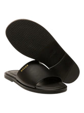 Load image into Gallery viewer, Bally Jammer6238058 Men's Black Plain Leather Sandals MSRP $570