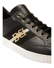 Load image into Gallery viewer, Bally Winton 6234703 Men's Black Calf Plain Leather Sneakers MSRP $770