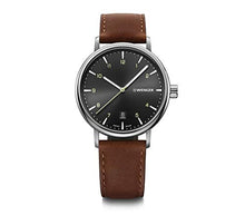Load image into Gallery viewer, Wenger Swiss Army Men's 01.1731.115 Urban Classic Black Dial Watch 40mm MSRP$215