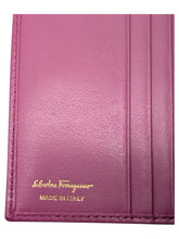 Load image into Gallery viewer, Salvatore Ferragamo Women's 627819 Pink Gancini Bifold Wallet MSRP $617