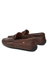 Load image into Gallery viewer, Bally Pavel 6234455 Men's Coffee Bovine Grained Leather Loafer MSRP $550