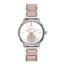Load image into Gallery viewer, Michael Kors Portia MK4352 Women's Silver-Tone Quartz 36mm Watch MSRP $349