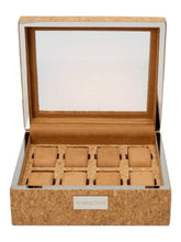 Load image into Gallery viewer, Wolf 1834 Analog Shift 1976 Collection 8 Piece Watch Box Cork - 709261