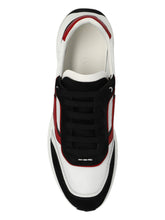 Load image into Gallery viewer, Bally Demmy 6300078 Men's Black/White/Red Fabric & Leather Sneakers MSRP $630