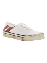 Load image into Gallery viewer, Bally Lyder 6305875 Men's White/Red Leather Sneakers MSRP $750
