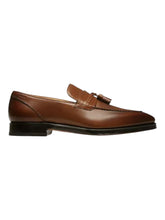 Load image into Gallery viewer, Bally Skenny 6303297 Men's Cuero Leather Loafers Size 10 MSRP $1260