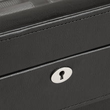 Load image into Gallery viewer, Wolf 4584029 Windsor 10 Piece Watch Box in Black & Grey MSRP $315