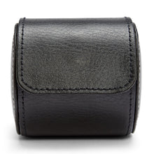 Load image into Gallery viewer, WOLF 529080 Blake Narrow Single Watch Roll in Black Leather MSRP $119