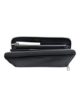 Load image into Gallery viewer, Bally Selen 6208224 Zip Around Black Calf Leather Wallet MSRP $620
