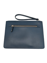 Load image into Gallery viewer, Salvatore Ferragamo Firenze Men's 723805 Blue Clutch MSRP $850