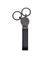 Load image into Gallery viewer, Salvatore Ferragamo Black Key Holder / Key Ring MSRP $390