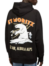Load image into Gallery viewer, Bally 6302888 St Moritz Black 100% Cotton Hoddie Sweatshirt MSRP $750