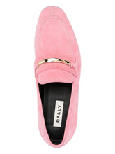 Load image into Gallery viewer, Bally Genos 6304148 Men's Pink Samantha Suede Leather Loafers MSRP $1188
