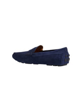 Load image into Gallery viewer, Bally Kevan 6308947 Men's Peacoat Suede Leather Drivers MSRP $770