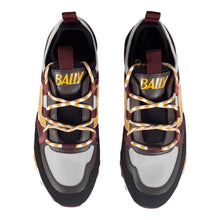 Load image into Gallery viewer, Bally Glick 6300602 Men's Black and Bruno Synthetic Rubber Sneakers MSRP $560