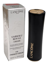 Load image into Gallery viewer, Lancome L'absolu Rouge Cream Lipstick #118 French Coeur MSRP $45