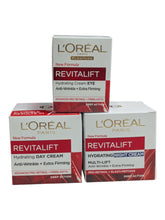 Load image into Gallery viewer, L'Oreal Revitalift Routine Anti-Wrinkle + Extra Firming Day, Night & Eye Cream