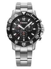 Load image into Gallery viewer, Wenger Swiss Army Men's 01.0643.117 Seaforce Black Dial Watch 43mm MSRP $410