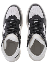 Load image into Gallery viewer, Bally Martyn 6303317 Men's Black & White High-Top Leather Sneakers MSRP $650