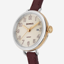 Load image into Gallery viewer, NEW SHINOLA Detroit Women's The Birdy S0120250578 Ivory Watch Gift Set MSRP $650