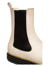 Load image into Gallery viewer, Bally Faelisa 6239410 Women's Bone Calf Plain Combat Boots Size 5.5 MSRP $820