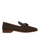 Load image into Gallery viewer, Bally Sayer-U 6306767 Men's Ebano Suede Tassel Loafer MSRP $870