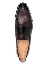 Load image into Gallery viewer, Bally Scardix 6300436 Men's Black/Multibrown Leather Loafers Size 10 MSRP $1345