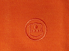 Load image into Gallery viewer, Bally 6303584 Men's  Bone/Orange Striped Organic Cotton Polo Shirt MSRP $320