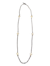 Load image into Gallery viewer, Konstantino Silver & 18K Gold Cross Necklace 36" KOKJ111-130-36 MSRP $2955