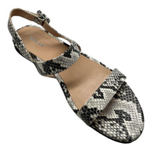 Load image into Gallery viewer, Bally Carlas 6234088 Women's Animal Print Leather Flat Sandals Size 6 MSRP $695