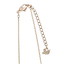 Load image into Gallery viewer, Swarovski Lifelong Y Pendant Necklace 5390817 Rose Gold-Tone Plated & Crystal