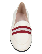 Load image into Gallery viewer, Bally Mady 6244536 Women's Bone Calf Plain Leather Loafers Size 9.5 MSRP $550