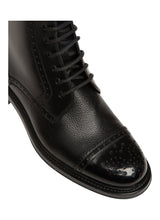 Load image into Gallery viewer, Bally Nicoldon 6301514 Men's Black Calf Plain Leather Boots MSRP $943
