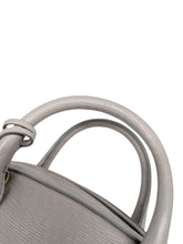 Load image into Gallery viewer, Salvatore Ferragamo 21E881 Mini Fiamma Women's Grey Bag MSRP $1788