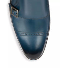 Load image into Gallery viewer, Bally Scardino 6228370 Men's Prusse Calf Plain Leather Monk Strap Shoes US 12 MSRP$1032
