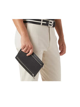 Load image into Gallery viewer, Bally 6307344 Travel Pocket Zipped Pouch Black Leather MSRP $600