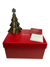 Load image into Gallery viewer, Baccarat 2811845 Crystal Gold 2017 Noel Christmas Tree Ornament MSRP $370