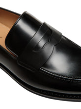Load image into Gallery viewer, Bally Samius-R 6309329 Men's Black Leather Penny Loafers MSRP $1295