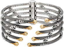 Load image into Gallery viewer, Konstantino Delos 2 Sterling Silver & 18k Yellow Gold Bracelet BMK4456-130