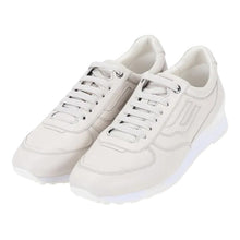 Load image into Gallery viewer, Bally Gismo 6239589 Men's Dusty White Calf Plain Leather Sneakers Size 7 MSRP $470