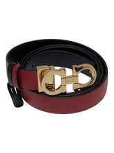 Load image into Gallery viewer, Salvatore Ferragamo 564327 Double Gancini Reversible Belt Size 100 MSRP $550