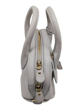 Load image into Gallery viewer, Salvatore Ferragamo 21E881 Mini Fiamma Women's Grey Bag MSRP $1788