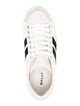 Load image into Gallery viewer, Bally Thiago 6309743 Men's White Calf Plain Low-Top Leather Sneaker MSRP $560