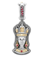 Load image into Gallery viewer, Konstantino Dome Silver,18k Gold Corundum Pendant & Chain MEKJ739-538 MSRP $860