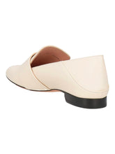 Load image into Gallery viewer, Bally Janelle 6217677 Women's Bone Calf Leather Loafers MSRP $767