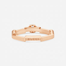 Load image into Gallery viewer, Gucci 18kt Rose Gold & Diamond Ring YBC7449710010 MSRP $3,450
