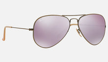Load image into Gallery viewer, Ray-Ban RB3025 167/4K Bronze-Copper Aviator Flash Lilac Mirror 55-14-135