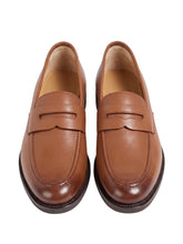Load image into Gallery viewer, Bally Wekor 6307374 Men's Cuero Leather Penny Loafers MSRP $1100